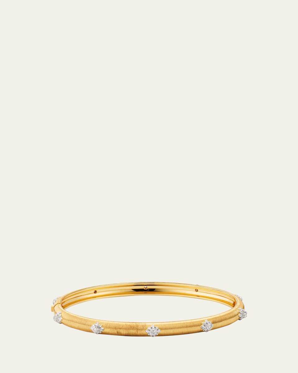 Macri Bombe 18K Gold Diamond Cuff Bracelet